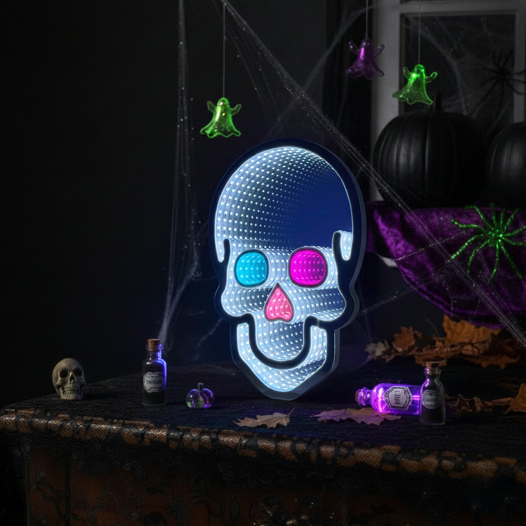 Halloween SKull Infinity Light