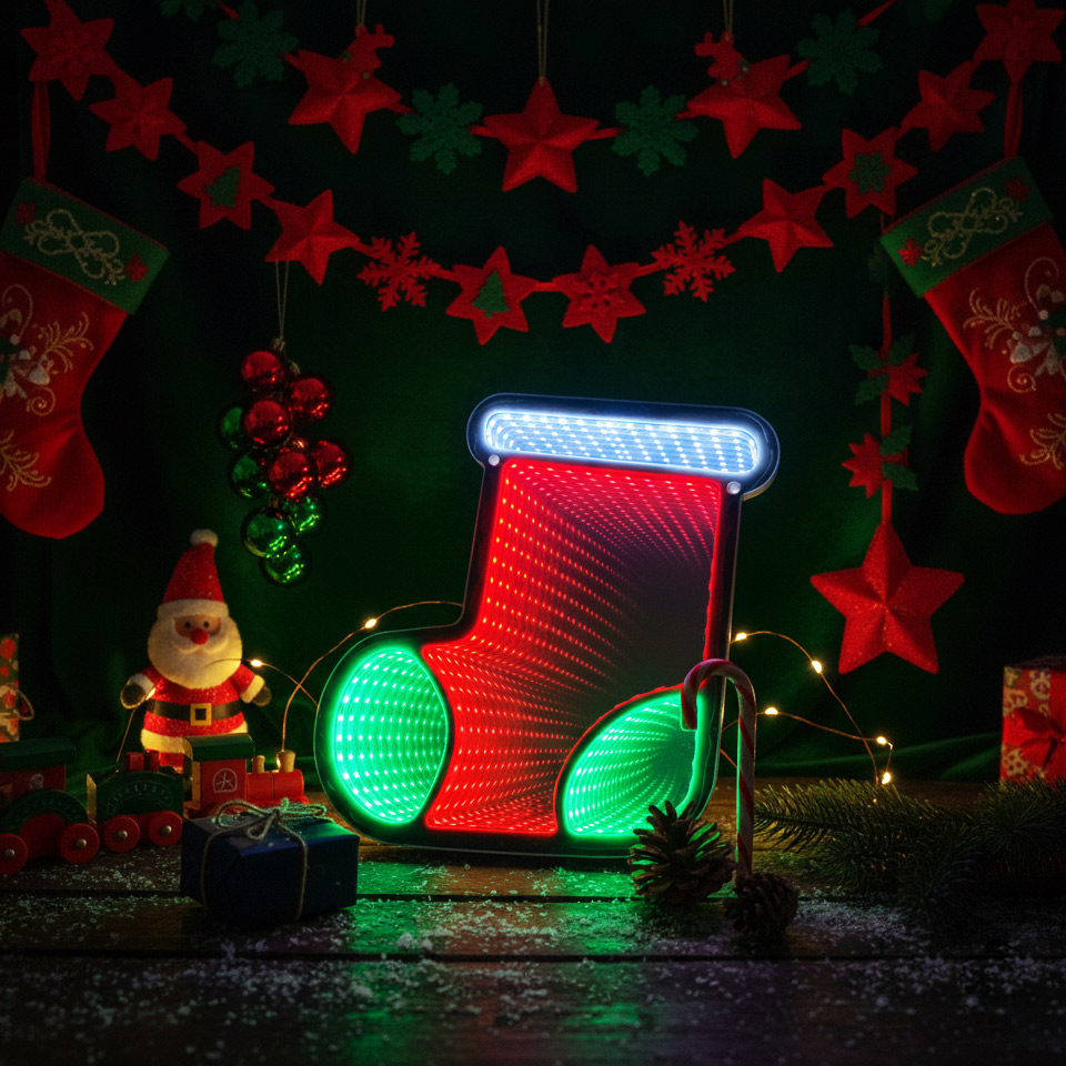 Christmas stocking Infinity Light