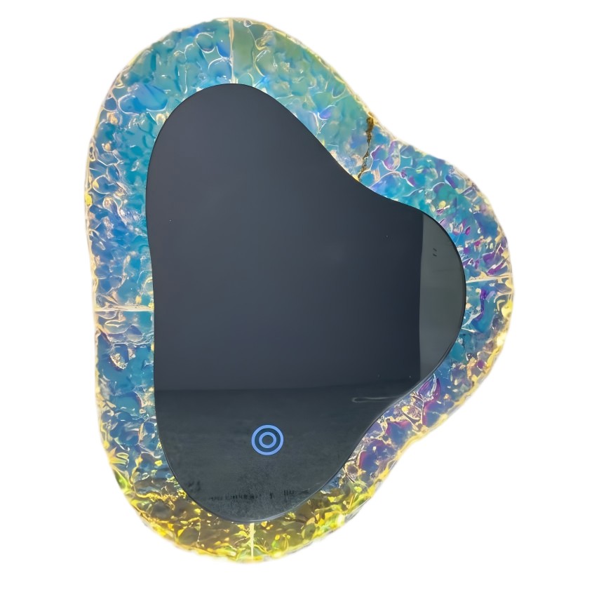 Cobblestone Iridescent Mirror Light