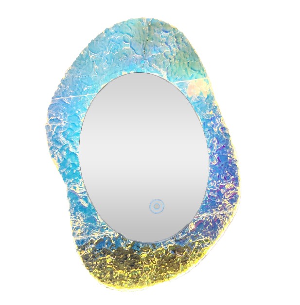 Cobblestone Iridescent Mirror Light