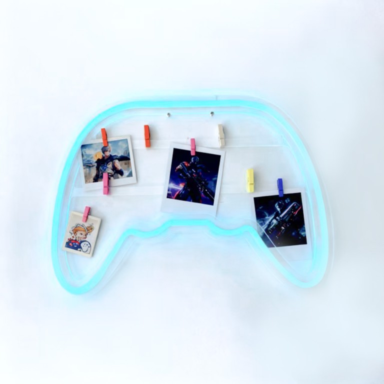 Game Controller Neon Frame