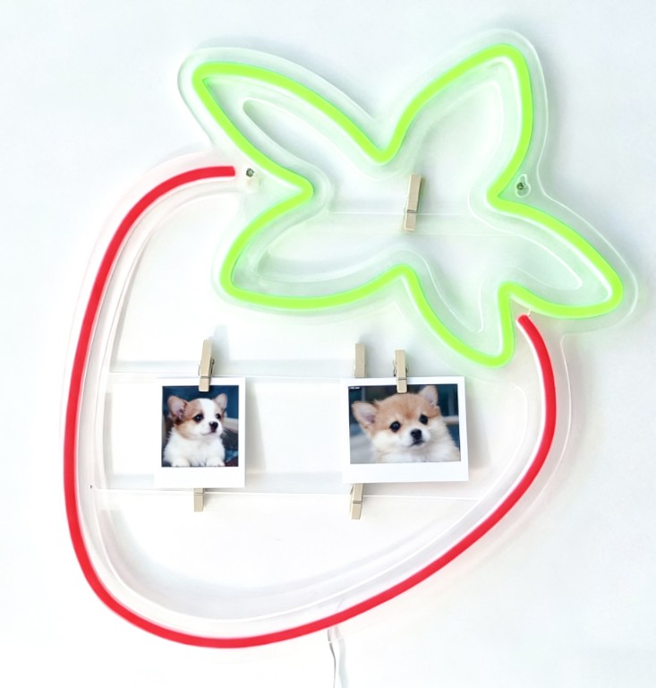 Strawberry Neon Frame