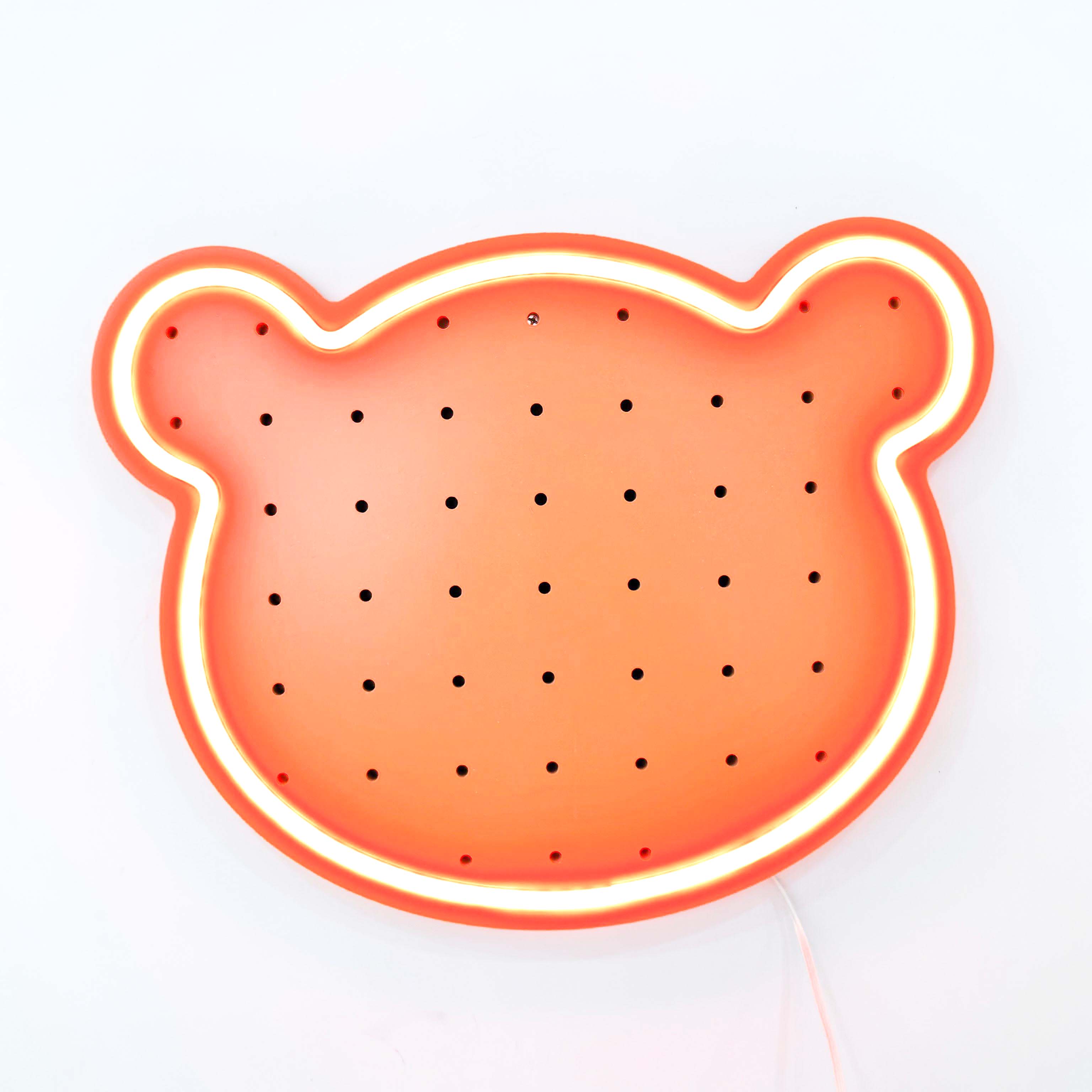 Bear Neon Pegboard