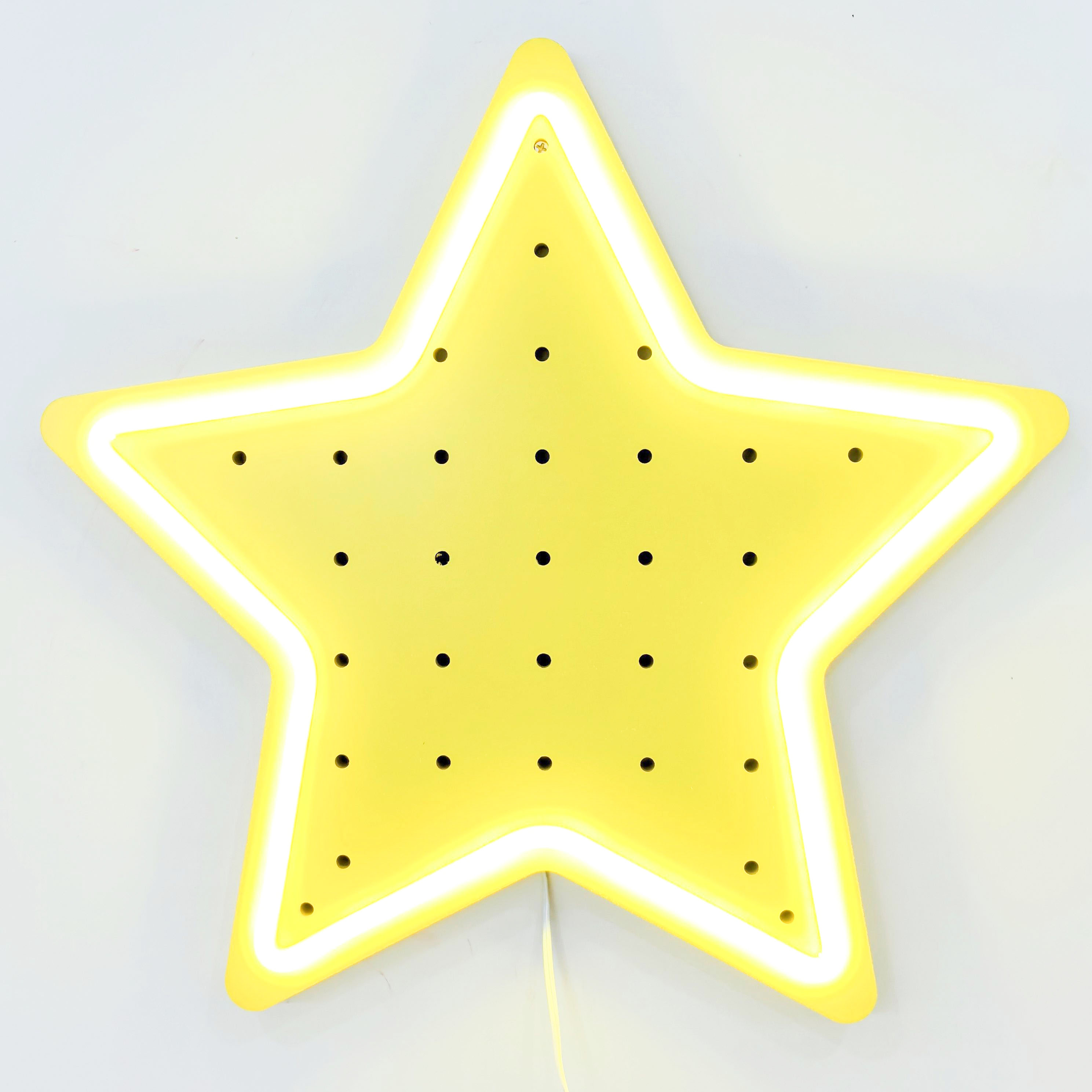 Star Neon Pegboard