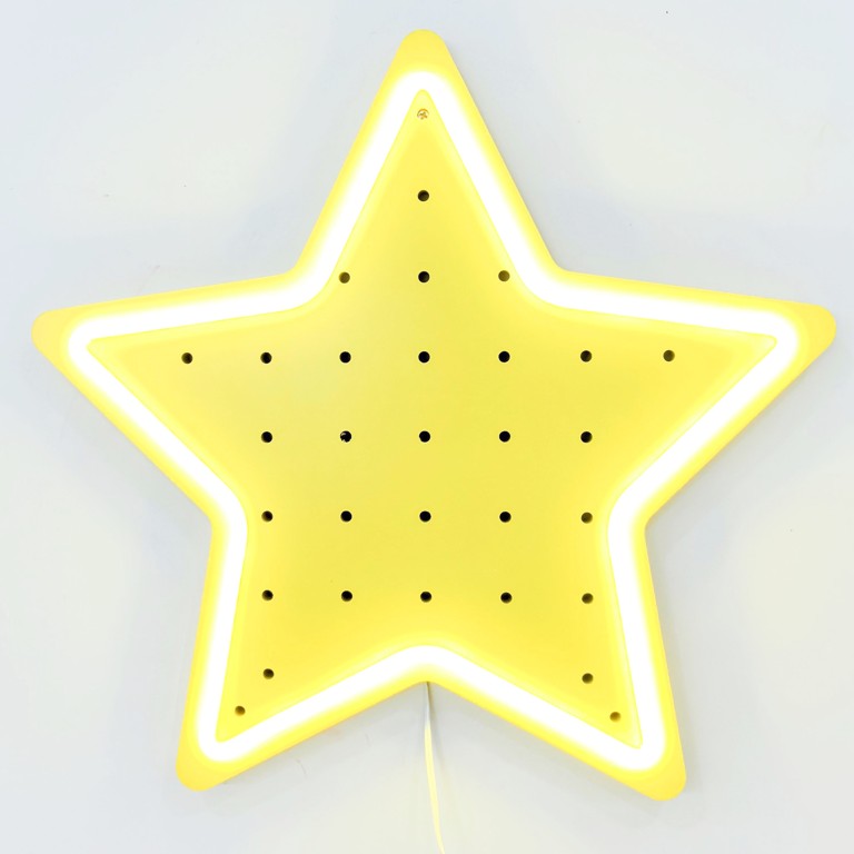 Star Neon Pegboard