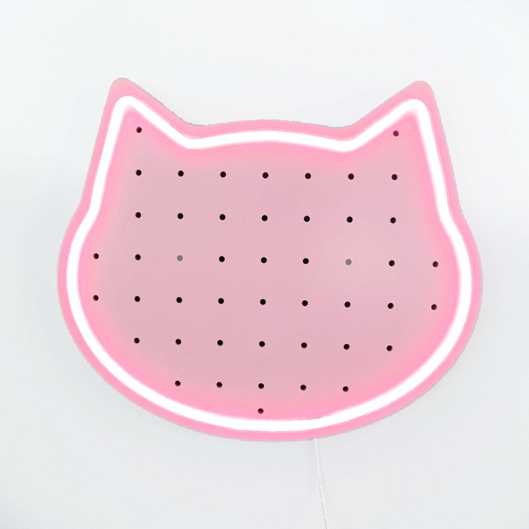 Cat Neon Pegboard
