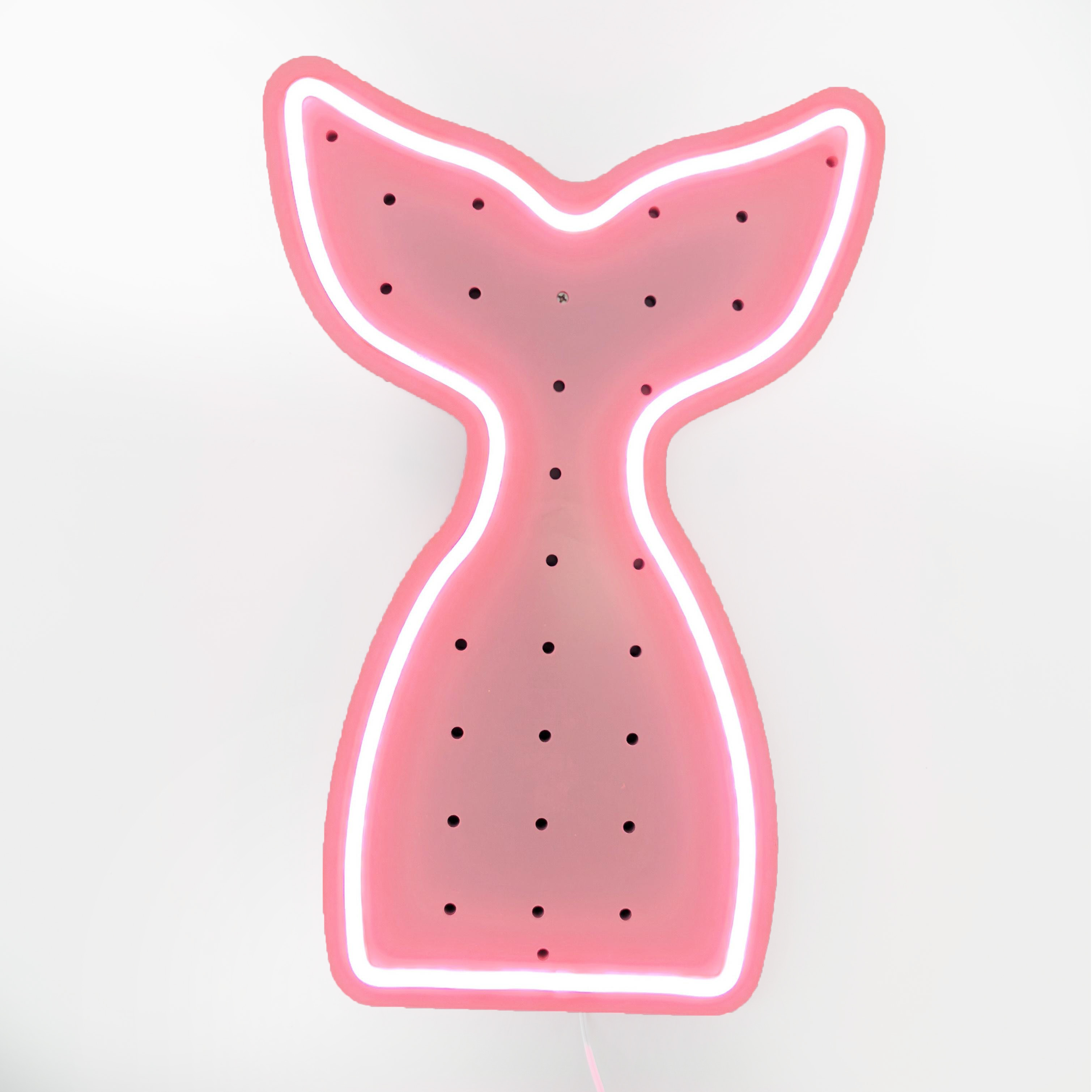 Mermaid Tail Neon Pegboard