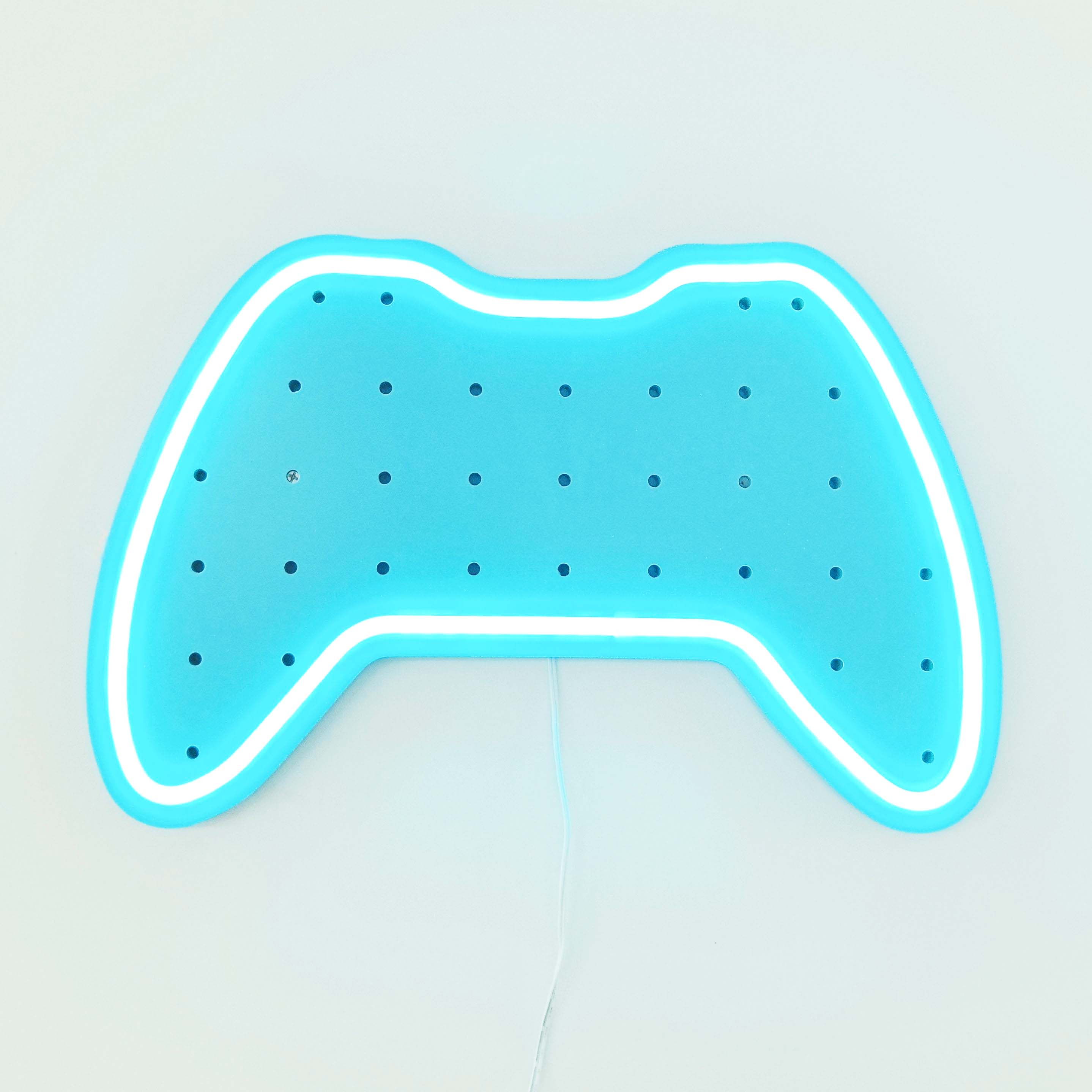 Game Controller Neon Pegboard