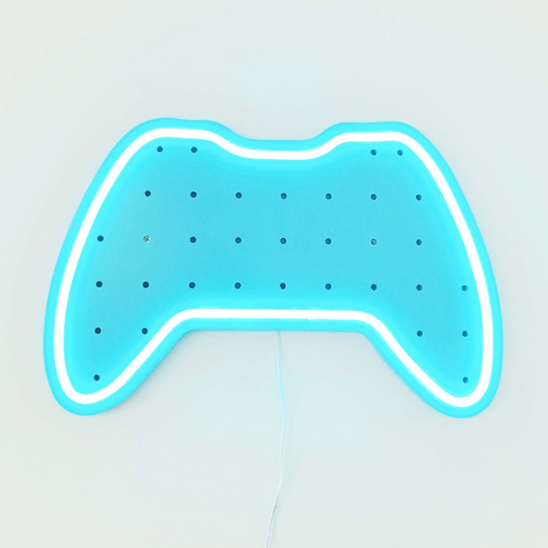 Game Controller Neon Pegboard