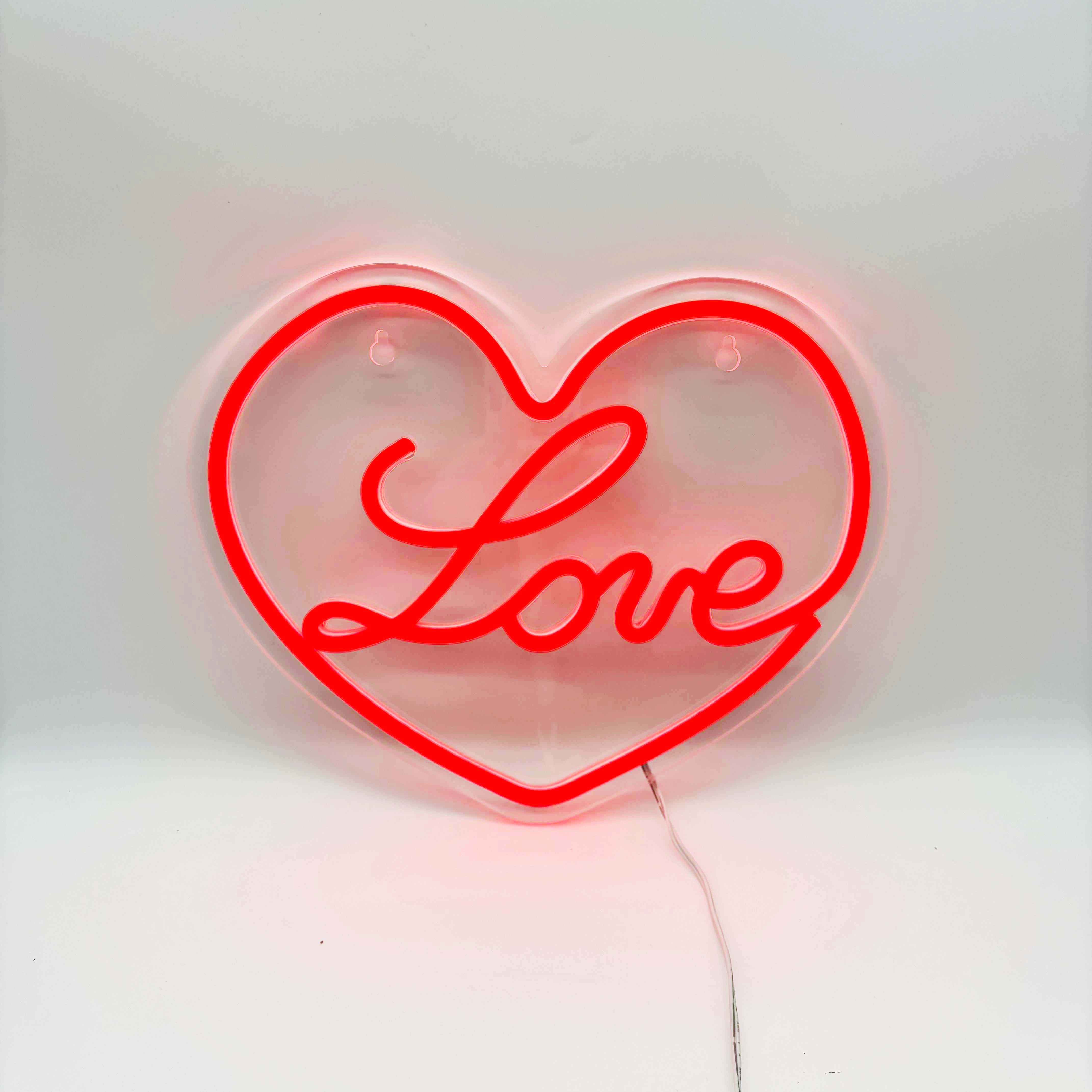 Love Heart Neon Sign