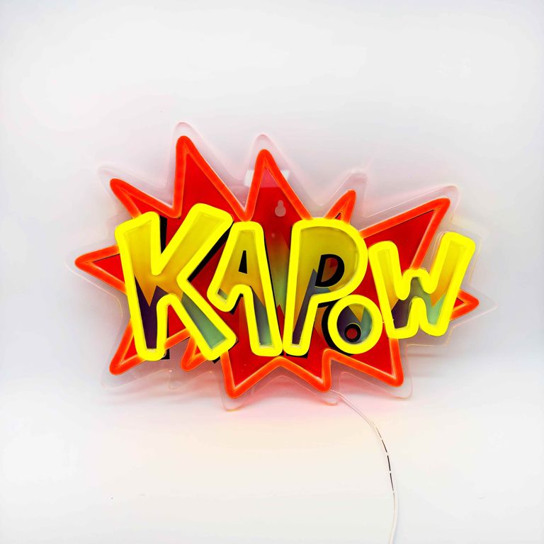 KAPOW Neon Sign